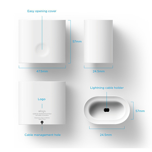 Elago Airpods Charging Stand - White