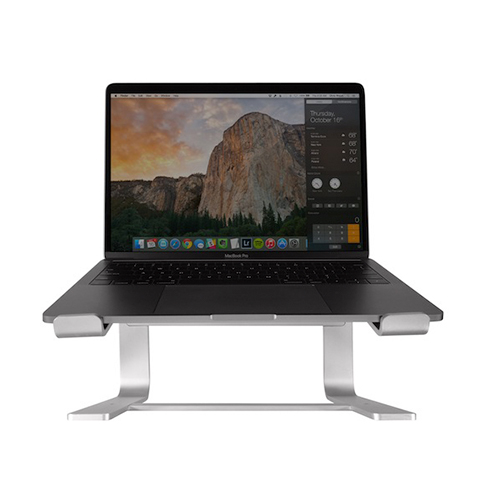 Macally stojan Astand pro Macbook - Silver Aluminium