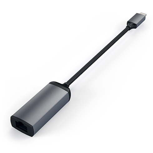 Satechi adapter USB-C to Gigabit Ethernet - Space Gray Aluminium