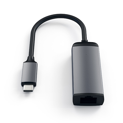 Satechi adapter USB-C to Gigabit Ethernet - Space Gray Aluminium