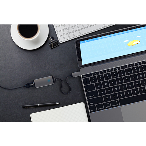 Satechi adapter USB-C to Gigabit Ethernet - Space Gray Aluminium