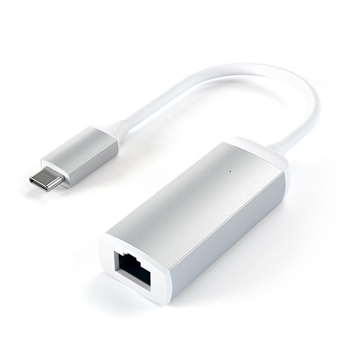 Satechi adaptér USB-C to Gigabit Ethernet-Silver Aluminium