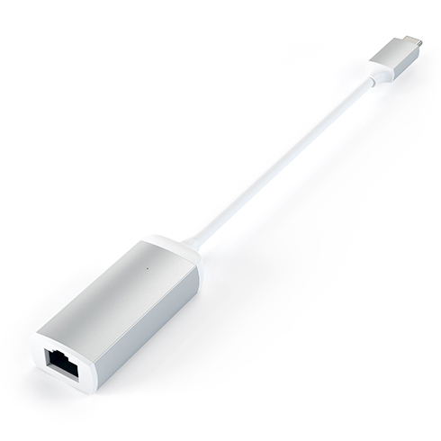 Satechi adaptér USB-C to Gigabit Ethernet-Silver Aluminium