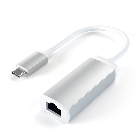 Satechi adaptér USB-C to Gigabit Ethernet-Silver Aluminium