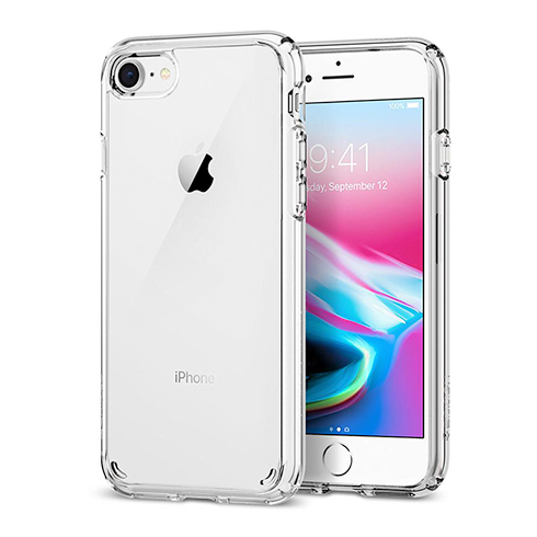 Spigen kryt Ultra Hybrid 2 pre iPhone 7/8/SE 2020/2022 - Crystal Clear