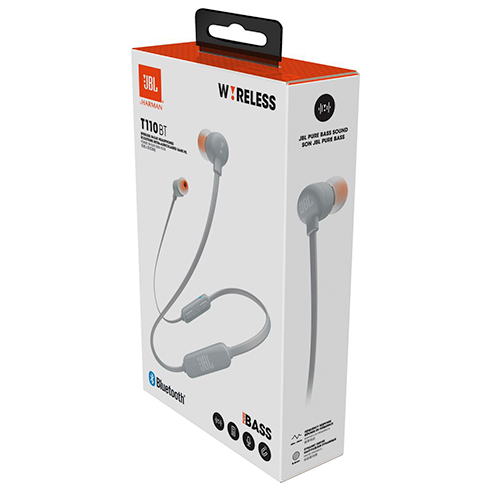 JBL T110BT Grey slúchadlá