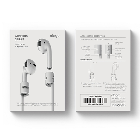 Elago Airpods Straps - White