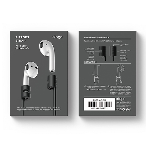 Elago Airpods Straps - Black