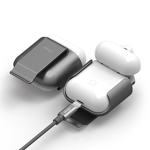 Elago Airpods Carrying Clip - Metalic Dark Gray