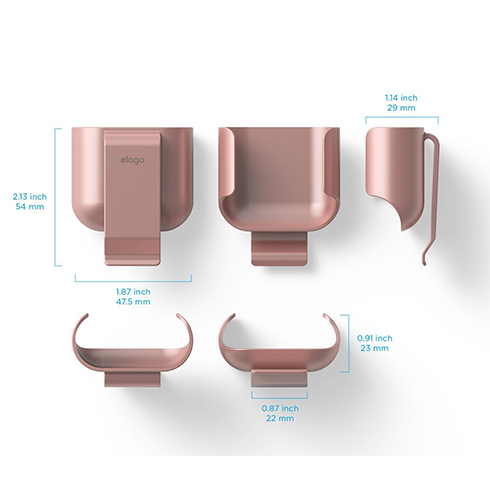 Elago Airpods Carrying Clip - Rose Gold