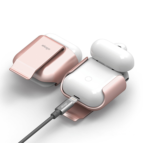 Elago Airpods Carrying Clip - Rose Gold