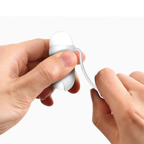 Elago Airpods Carrying Clip - Frosted Transparent