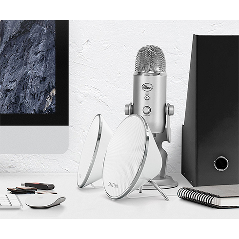Satechi Dual Sonic Conical Speakers White reproduktor