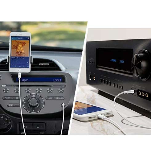 Belkin kabel Lightning-3,5mm jack, 0,9m-Black