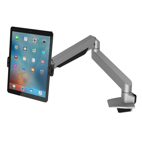 Compulocks Cling Reach Universal Tablet Articulating Arm, Silver/Black
