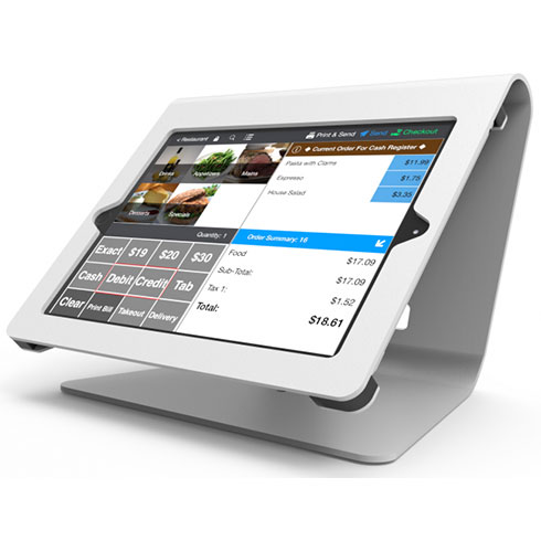 Compulocks Nollie iPad Pro 12.9 POS Kiosk, White