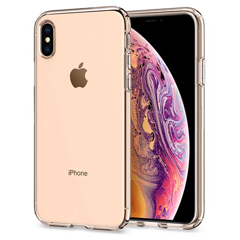 Spigen kryt Liquid Crystal pre iPhone XS - Clear