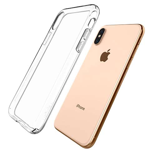 Spigen kryt Liquid Crystal pre iPhone XS - Clear