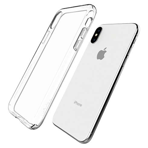 Spigen kryt Liquid Crystal pre iPhone XS - Clear