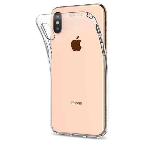 Spigen kryt Liquid Crystal pre iPhone XS - Clear