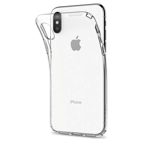 Spigen kryt Liquid Crystal pre iPhone XS - Clear