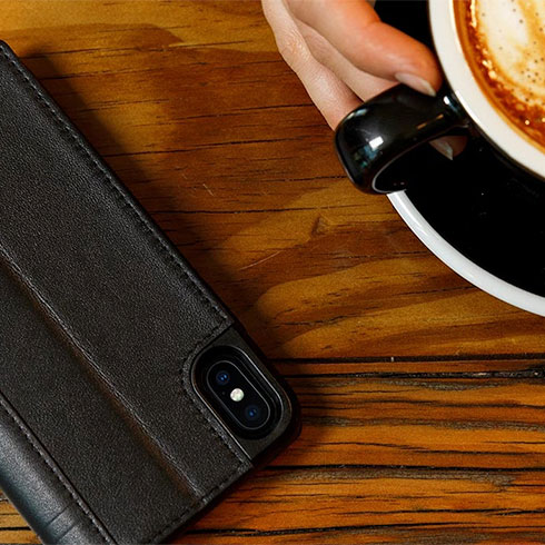 TwelveSouth púzdro Journal pre iPhone XR - Black
