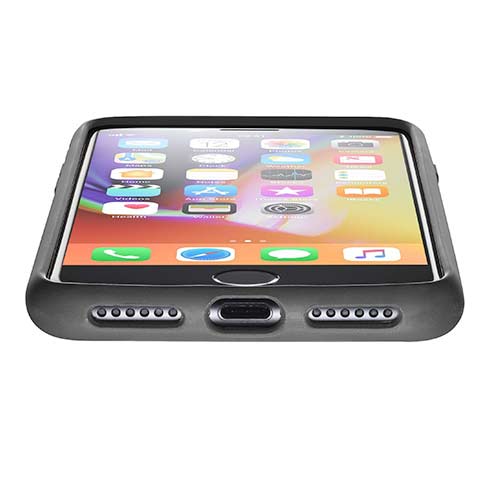 Ochranný silikonový kryt CellularLine SENSATION pro Apple iPhone SE/8/7 (2022/2020), černý