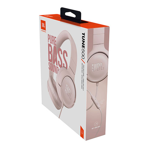 JBL Tune 500 Pink slúchadlá