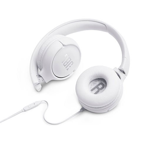 JBL Tune 500 White slúchadlá