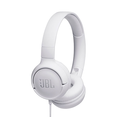 JBL Tune 500 White slúchadlá