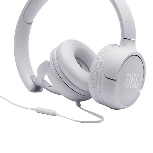 JBL Tune 500 White slúchadlá