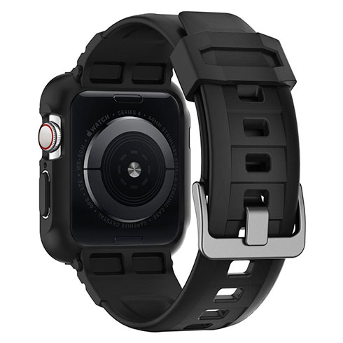 Spigen kryt Rugged Armor Pro pro Apple Watch S5/4 44mm - Black