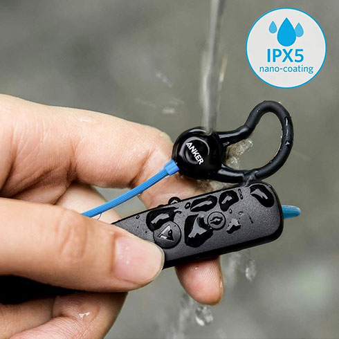 Anker SoundBuds Lite Black/Blue slúchadlá
