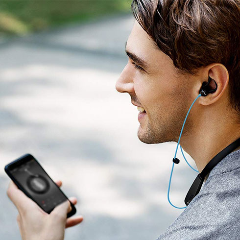 Anker SoundBuds Lite Black/Blue slúchadlá