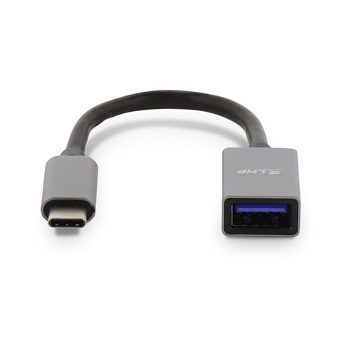 LMP adaptér USB-C to USB-A - Space Gray Aluminium