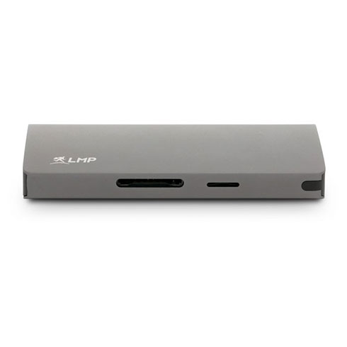 LMP USB-C Travel Dock 9 port - Space Gray Aluminium