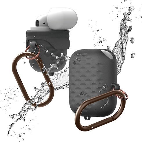 Elago AirPods Waterproof Hang Active Case - Dark Gray