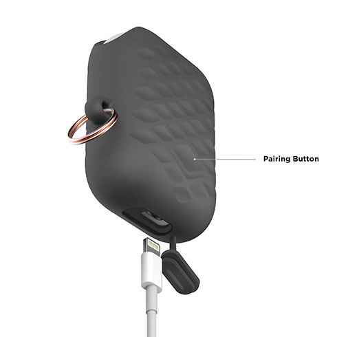 Elago AirPods Waterproof Hang Active Case - Dark Gray