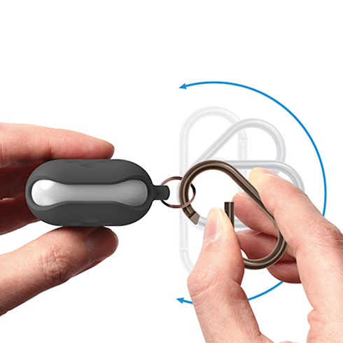 Elago AirPods Waterproof Hang Active Case - Dark Gray
