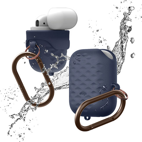Elago AirPods Waterproof Hang Active Case - Jean Indigo