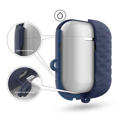 Elago AirPods Waterproof Hang Active Case - Jean Indigo