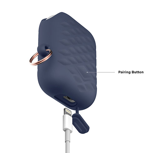 Elago AirPods Waterproof Hang Active Case - Jean Indigo