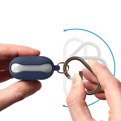 Elago AirPods Waterproof Hang Active Case - Jean Indigo
