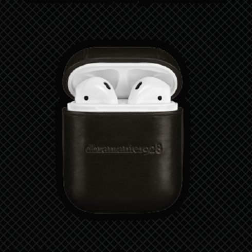 dbramante1928 Copenhagen kožený obal pro AirPods - černý
