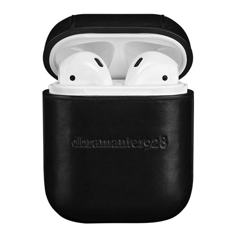 dbramante1928 Copenhagen kožený obal pro AirPods - černý