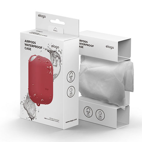 Elago AirPods Waterproof Case - Italian Rose