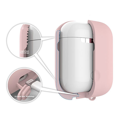 Elago AirPods Waterproof Case - Lovely Pink