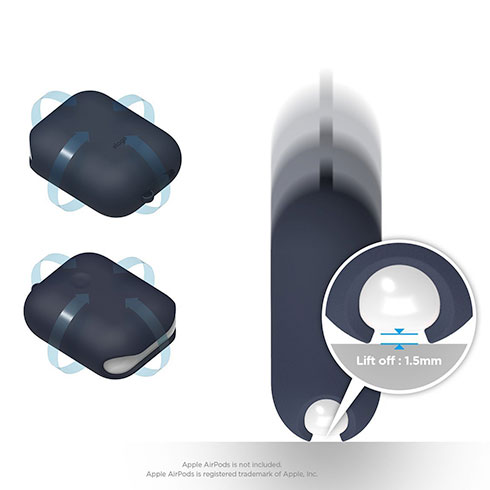 Elago AirPods Waterproof Case - Jean Indigo
