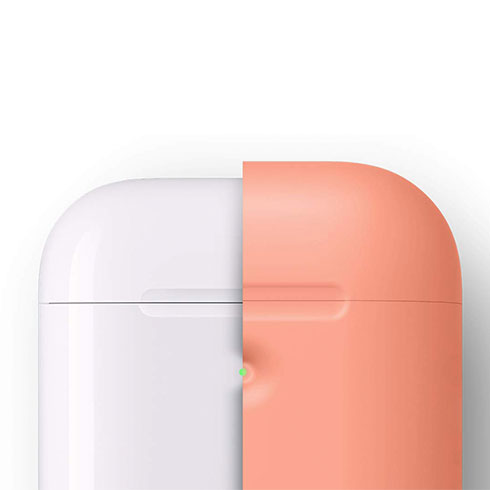 Elago Airpods 2 Silicone Case - Peach
