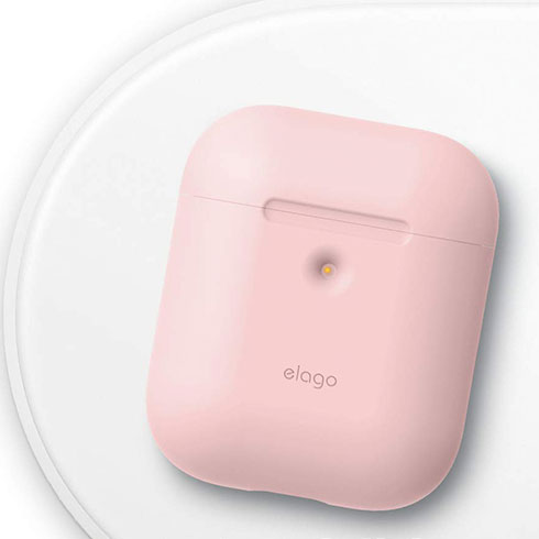 Elago Airpods 2 Silicone Case - Pink